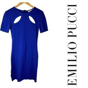 Emilio Pucci- Mini Blue Dress